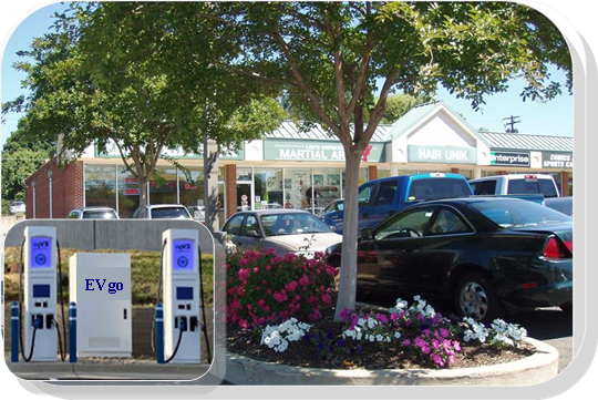 Electric Charging Stations at the Annandale Shopping Center